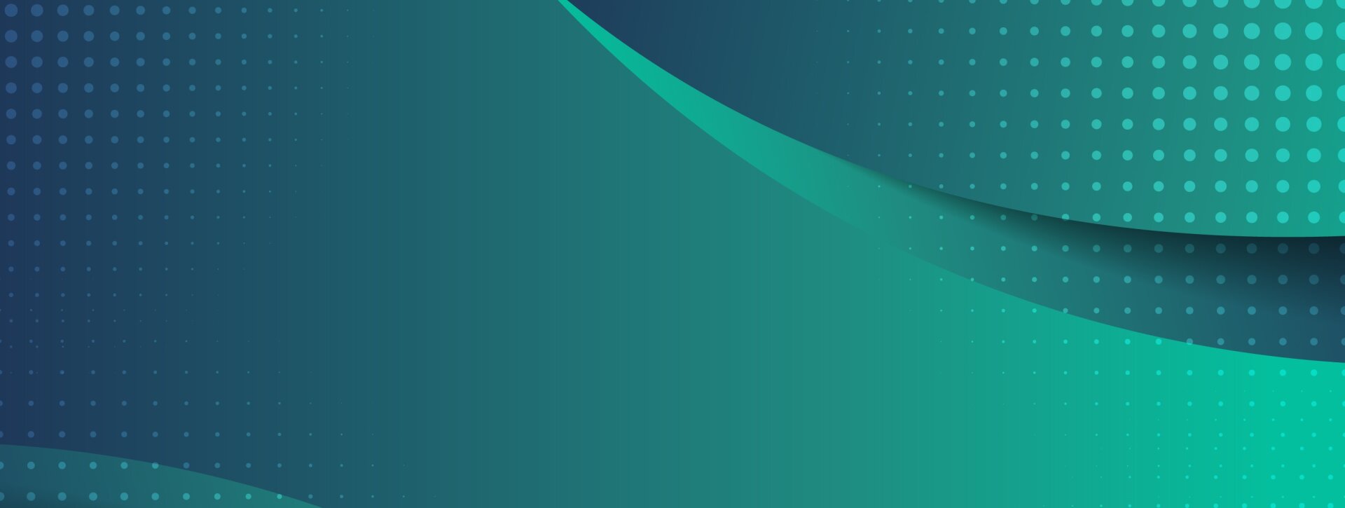 Green abstract image with arcs and dots